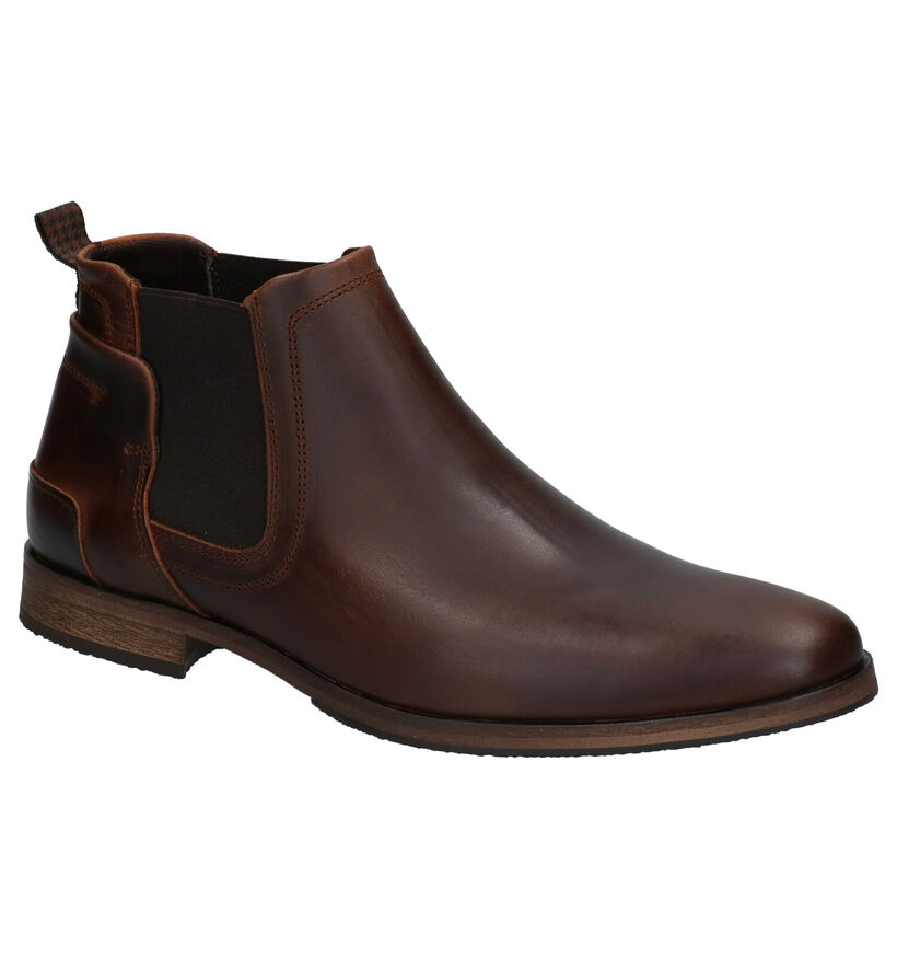 Bullboxer Chelsea Boots en Brun foncé en cuir (267067)