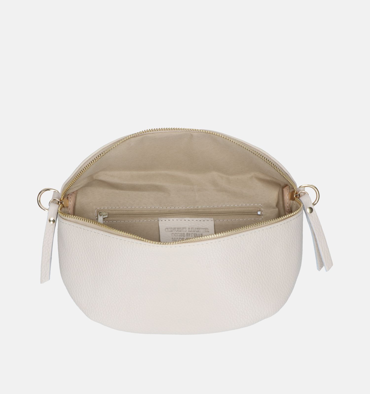 Via Limone Beige Crossbody tas Dames Crossbody tassen Heuptasjes Online op TORFS.BE