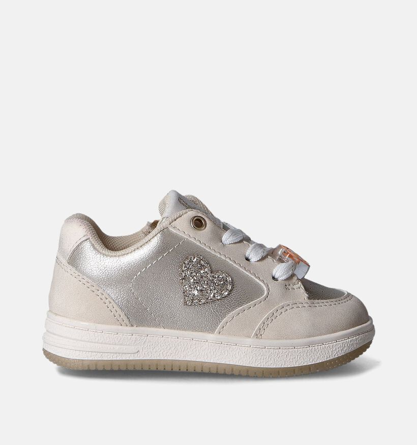Milo & Mila Beige/Goud Babyschoenen voor meisjes (354161) - geschikt voor steunzolen