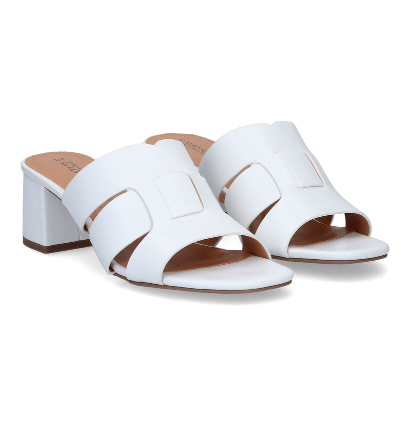 Signatur Witte Slippers voor dames (303262)