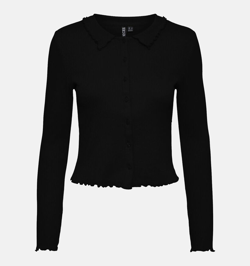 Pieces Tegan Zwarte Cardigan voor dames (326803)