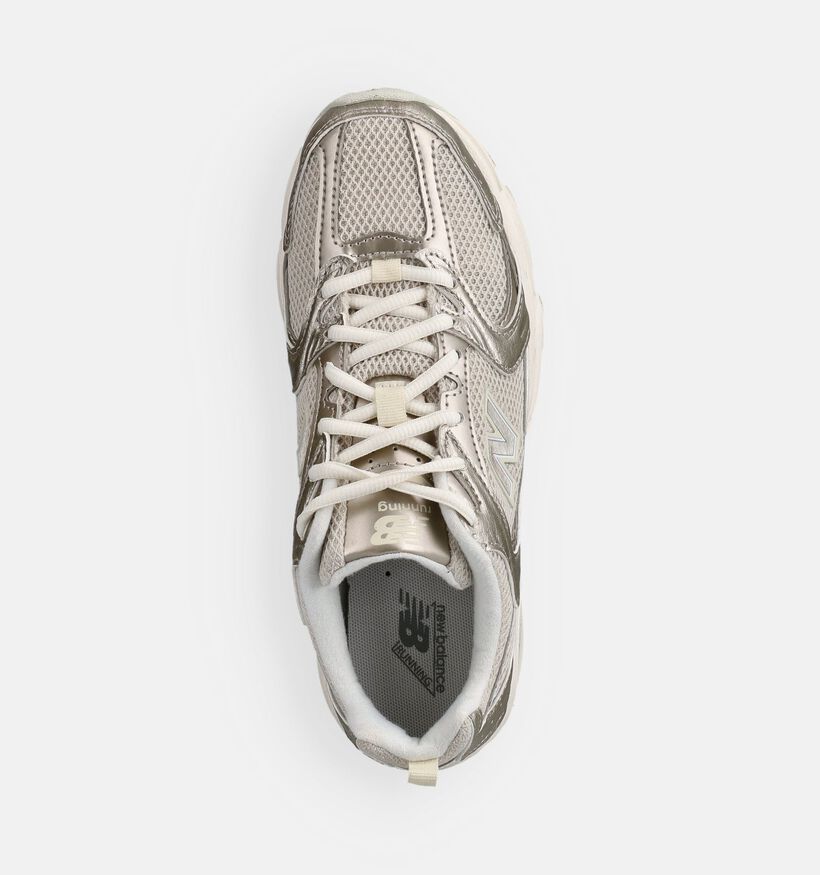 New Balance 530 Metallic Baskets en Or pour femmes (366093) - pour semelles orthop&eacute;diques