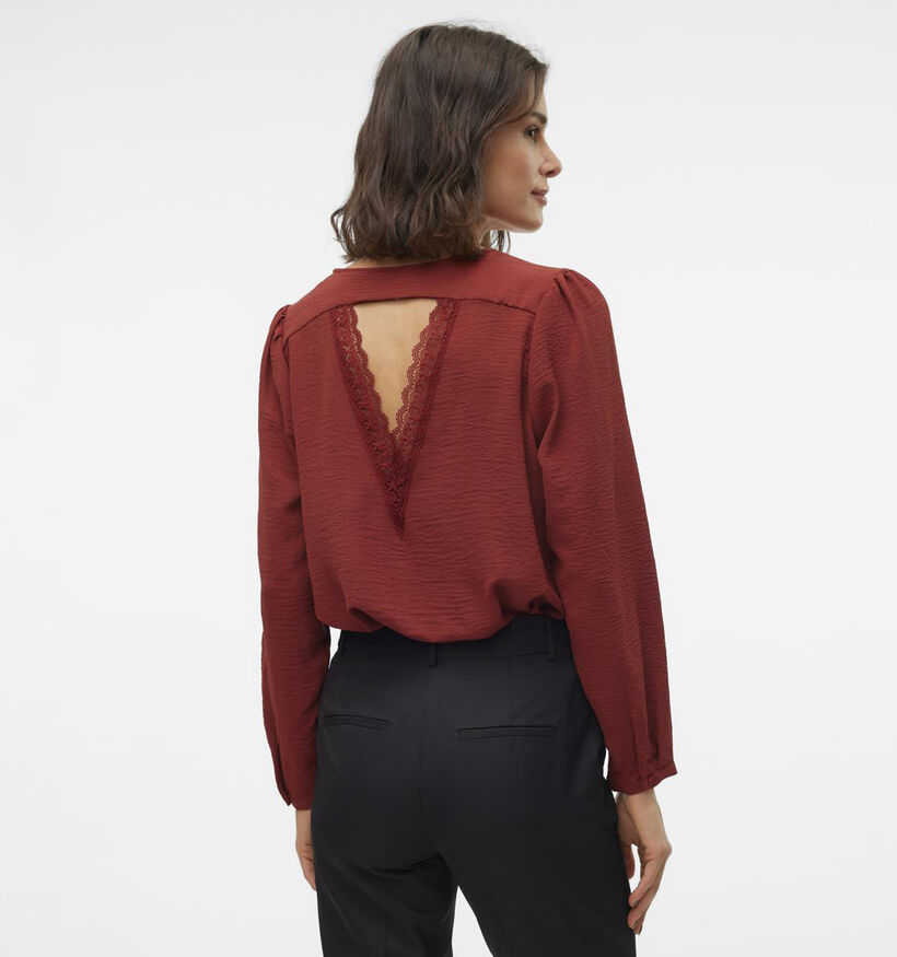Vero Moda Mabeka Oranje Blouse voor dames (344078)