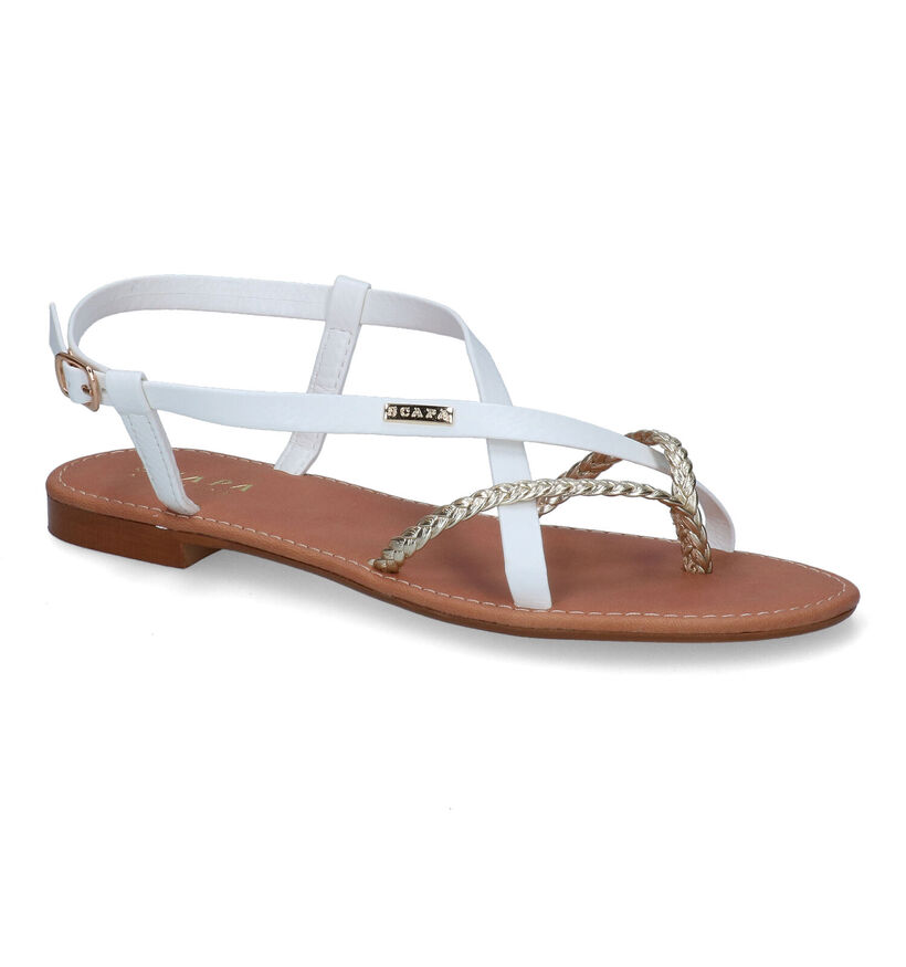 Scapa Witte Sandalen in kunstleer (307060)