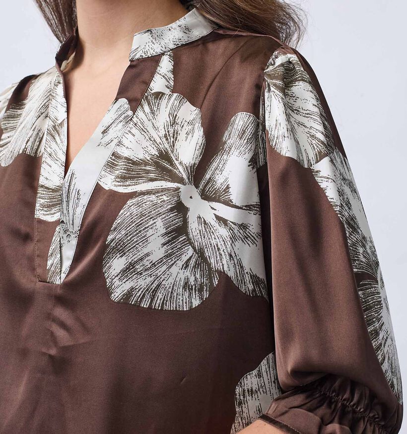 Sisters Point Venny Bruine Blouse voor dames (380733)
