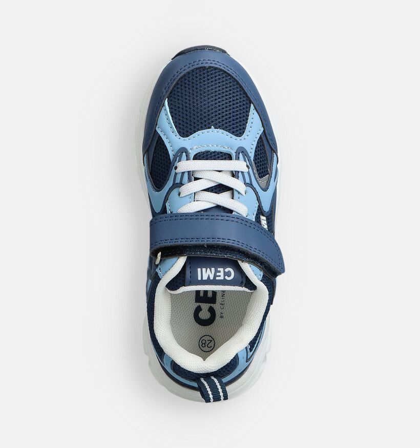 CEMI Blauwe Sneakers voor meisjes, jongens (366025) - geschikt voor steunzolen