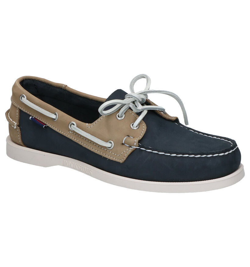 Sebago Dockside Portland Spinnaker Blauwe Bootschoenen voor heren (336835)