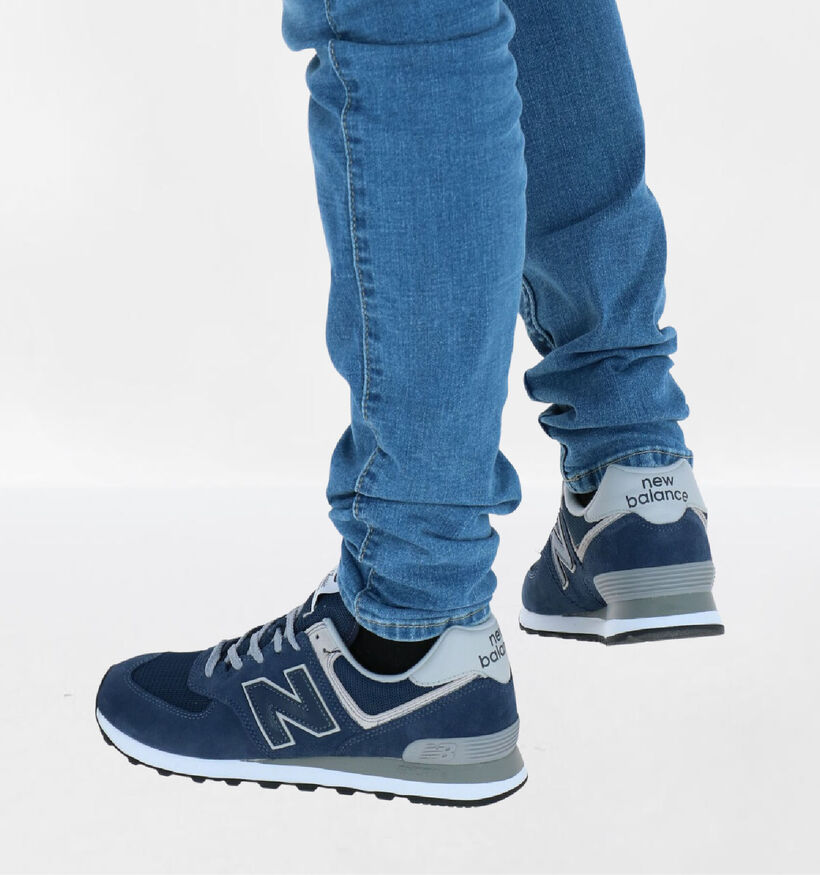 New Balance ML574 Grijze Sneakers voor heren (301745) - geschikt voor steunzolen