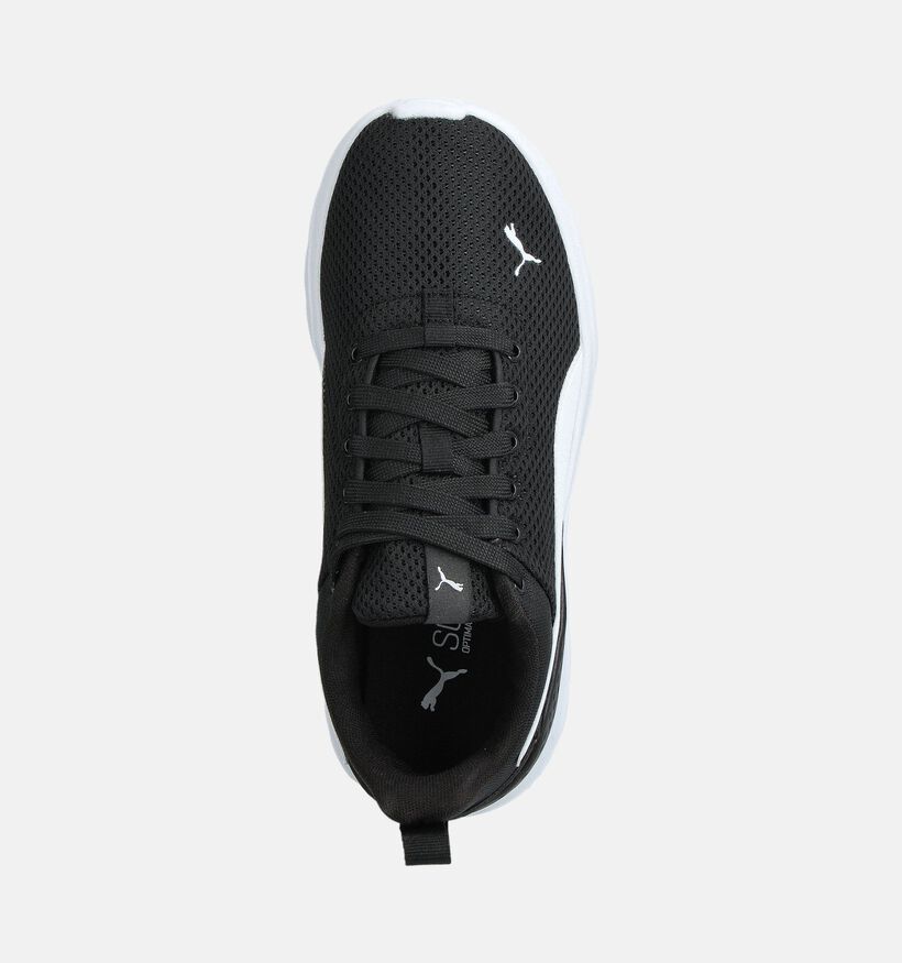 Puma Anzarun Lite Baskets basses en Noir/Blanc pour filles, garçons (359222) - pour semelles orthopédiques