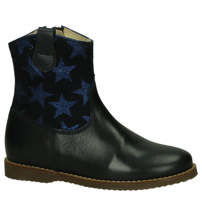 Beberlis Bottes basses en Bleu foncé en cuir (203447)