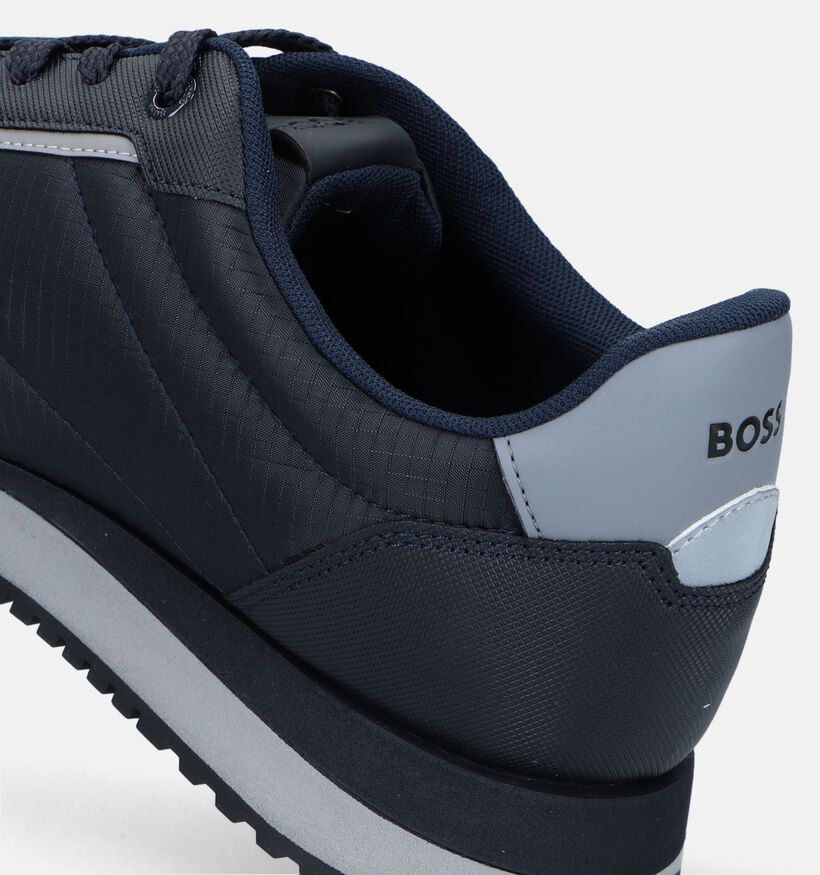 BOSS Kai Runn Chaussures avec lacets en Bleu pour hommes (343648) - pour semelles orthopédiques