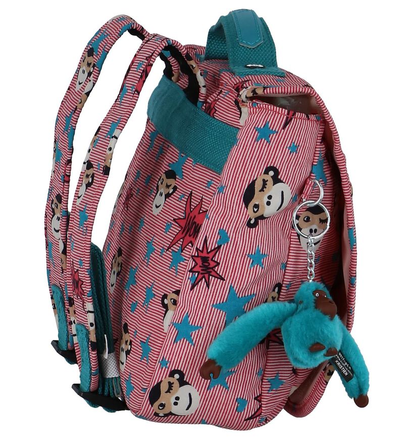 Kipling Roze Boekentas New School in stof (225560)