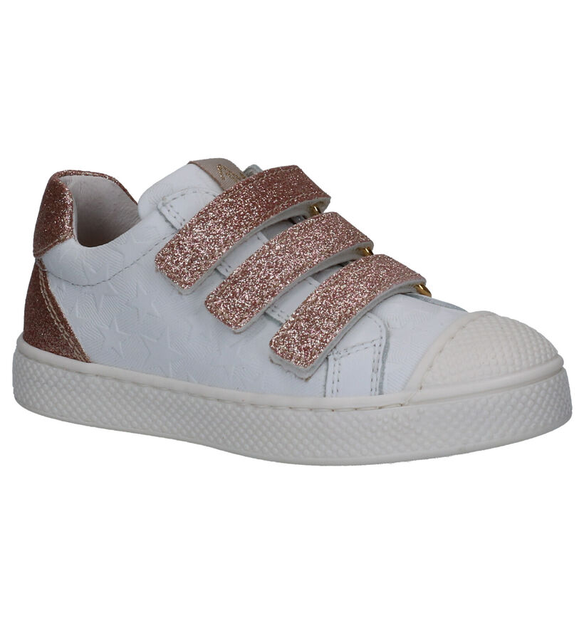 Lunella Witte Sneakers in leer (271382)