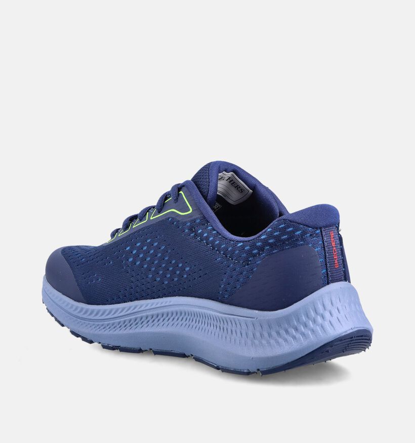 Skechers Go Run Baskets basses en Bleu pour filles, gar&ccedil;ons (366298) - pour semelles orthop&eacute;diques