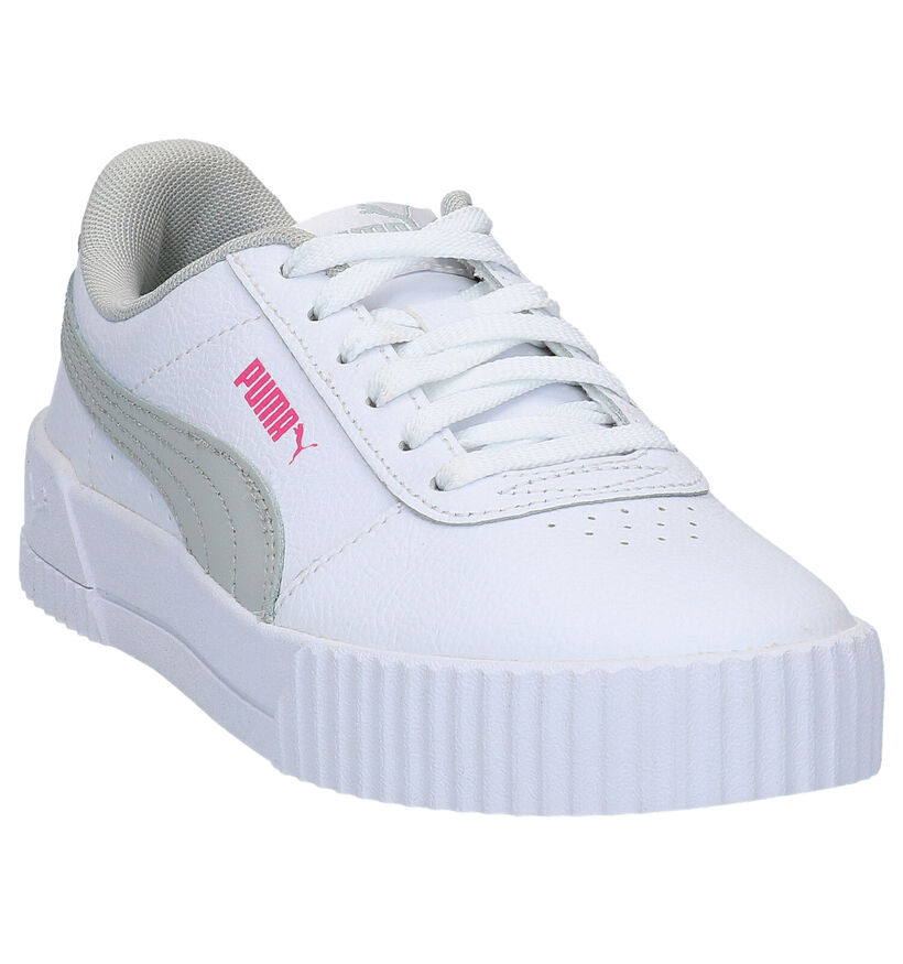 Puma Carina Witte Sneakers in kunstleer (276747)