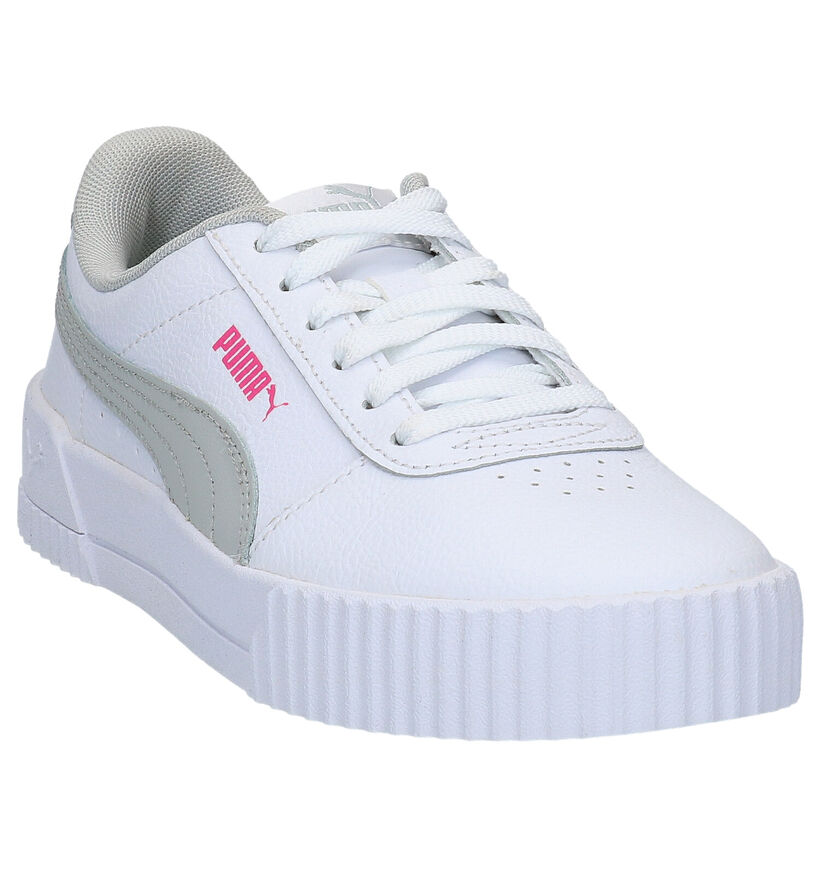 Puma Carina Baskets en Blanc en cuir (276747)