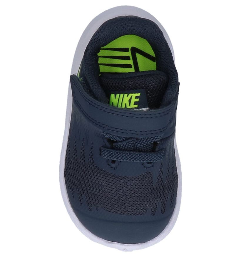 Nike Star Runner Baskets basses en Fluo en textile (219603)