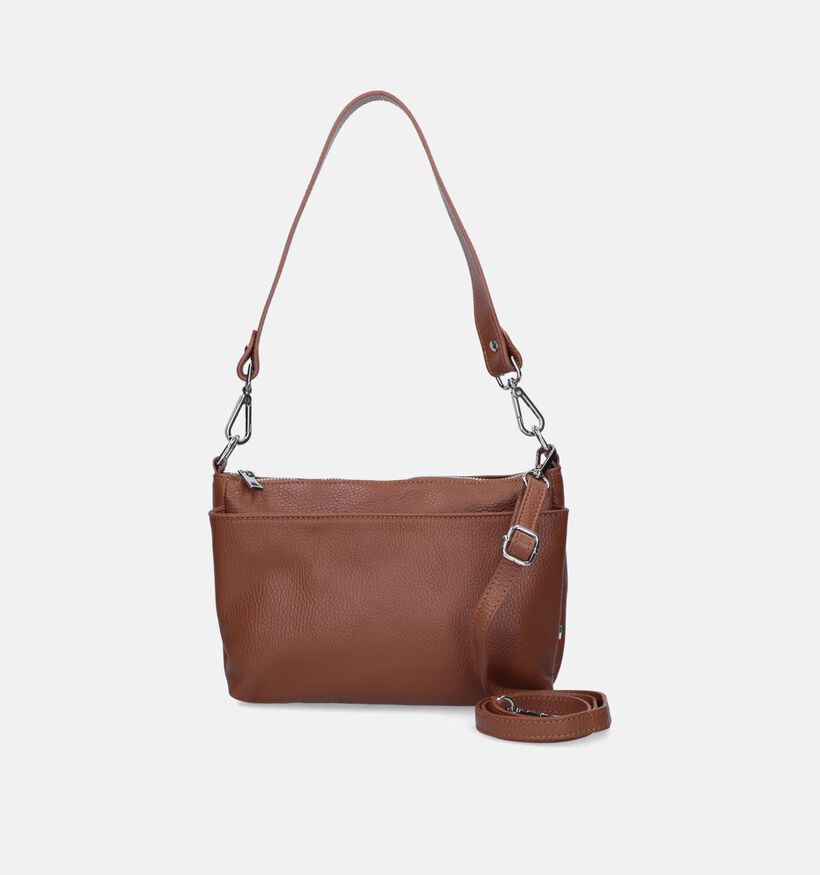 Time Mode Uni Sac porté croisé en Taupe pour femmes (344360)