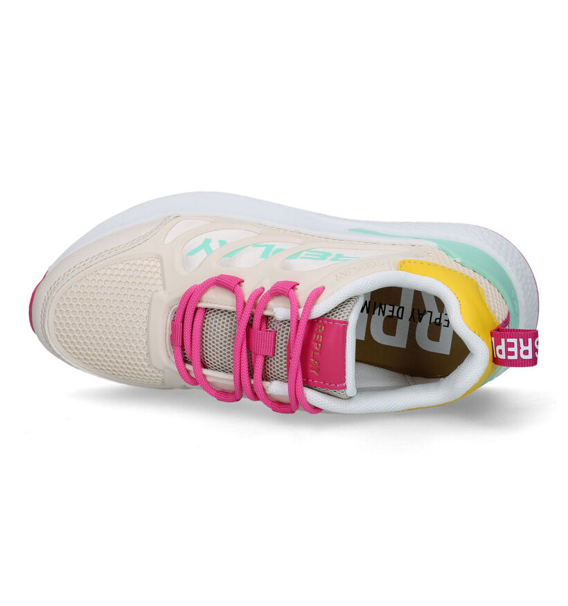 Replay Maze Beige Sneakers voor meisjes (321043)