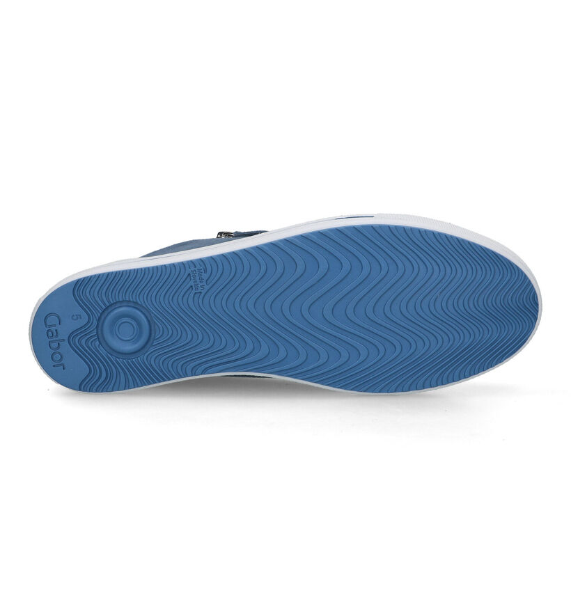 Gabor OptiFit Baskets en Bleu pour femmes (323167) - pour semelles orthopédiques