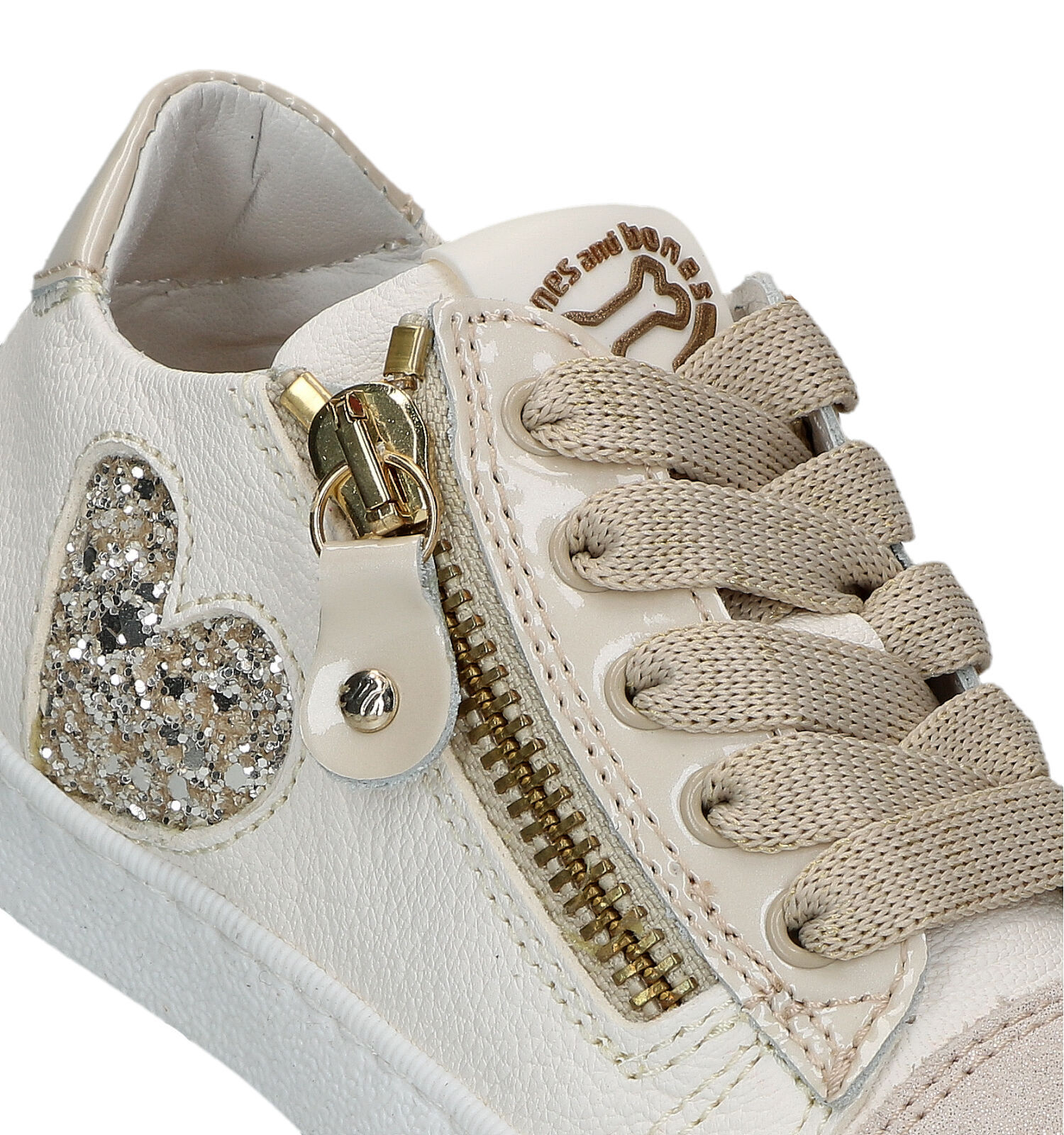 STONES and BONES Elpas Beige Veterschoenen Meisjes Sneakers Online op TORFS.BE