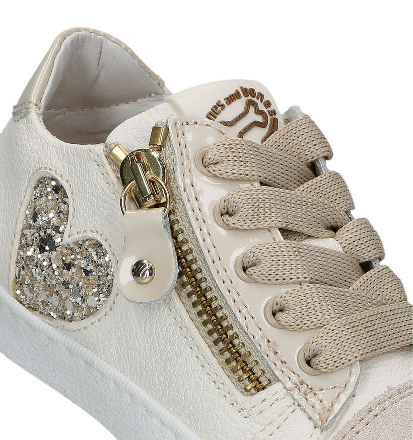 STONES and BONES Elpas Chaussures à lacets en Beige pour filles (322545) - pour semelles orthopédiques