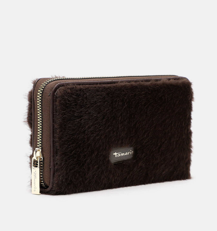 Tamaris Marijana Porte-monnaie zipp&eacute; en Marron pour femmes (378740)