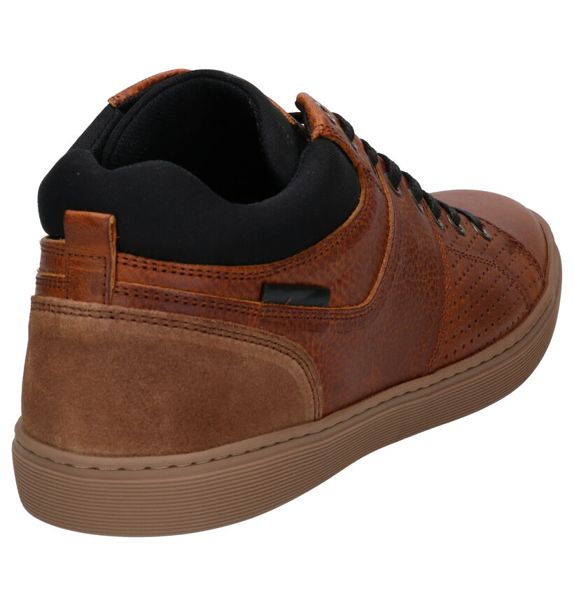 Bullboxer Chaussures hautes en Cognac en cuir (276952)