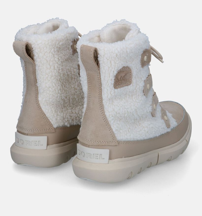 Sorel Explorer Beige Snowboots voor dames (312423) - geschikt voor steunzolen