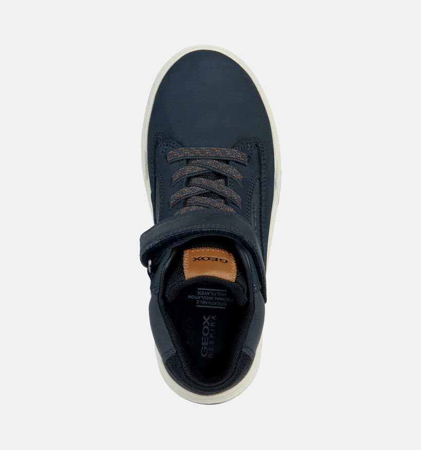 Geox Bunshee Donkerblauwe Boots met Velcro voor jongens (376229) - geschikt voor steunzolen