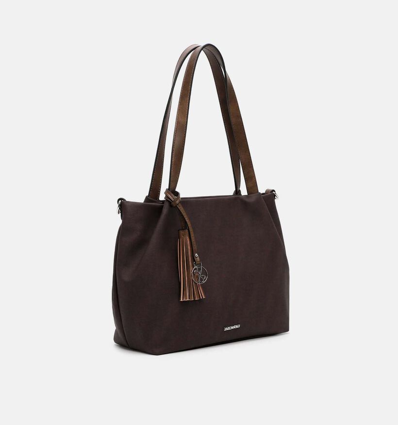 Emily & Noah Elke Donkerbruine Schoudertas voor dames (378838)