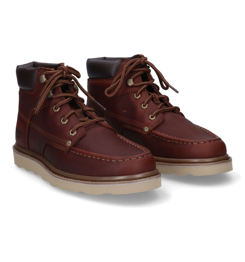 Caterpillar Byron Bottines en Marron en cuir (295023)