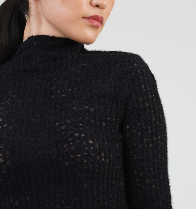 Vila Ekka T-shirt manches longues en Noir pour femmes (348741)