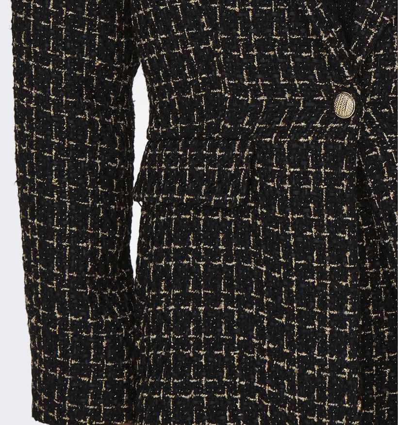 JDY Nancy Blazer en tweed en Noir pour femmes (332481)