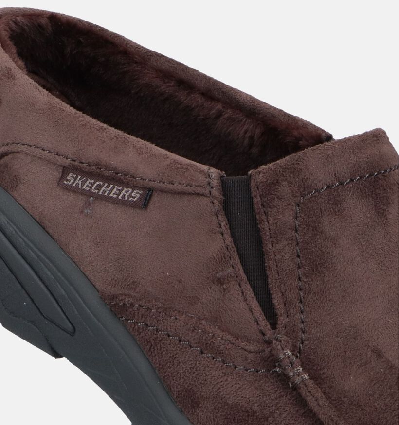 Skechers Relaxed Fit Pantoufles en Marron pour hommes (328388) - pour semelles orthopédiques