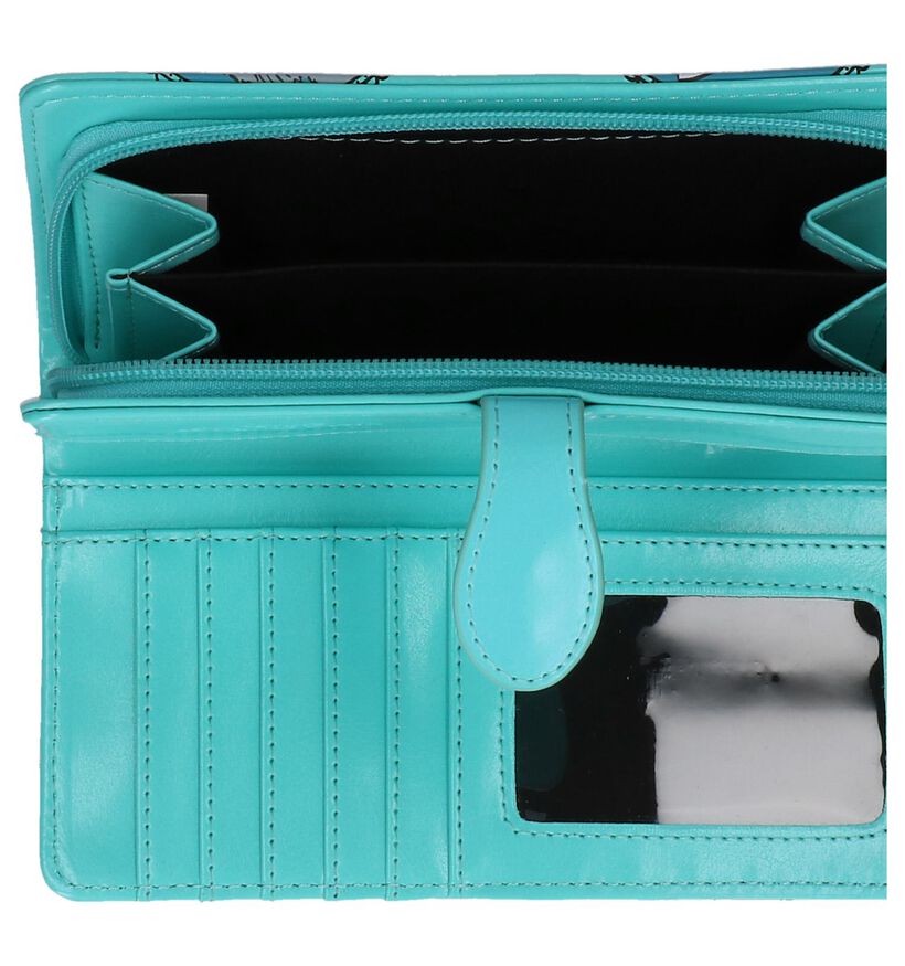 Shagwear Porte-monnaies à fermeture à glissière en Turquoise en simili cuir (233314)