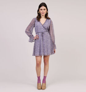 Vila Falia Dotta robe une ligne en Violet pour femmes (323721)