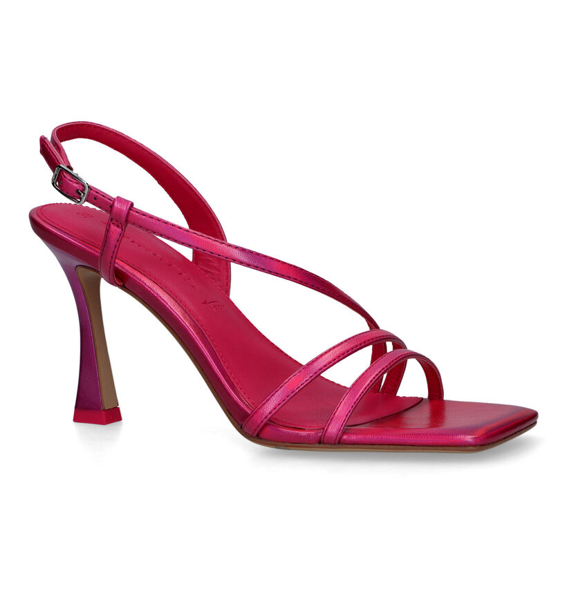 Tamaris Sandales à talons en Rose fuchsia pour femmes (322342)