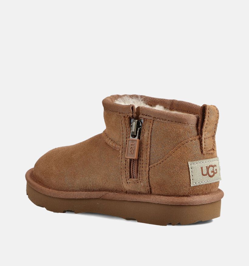 UGG Classic Ultra Mini Dazzle Bottes courtes en Marron pour filles (372325)
