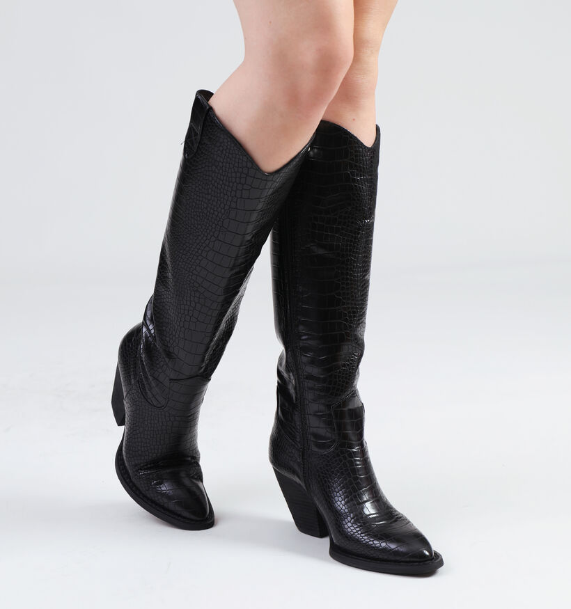 Posh by Poelman Zwarte Cowboy Boots voor dames (356734)
