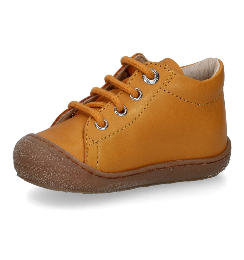 Naturino Cocoon Bottines en Jaune pour garçons (307726) - pour semelles orthopédiques