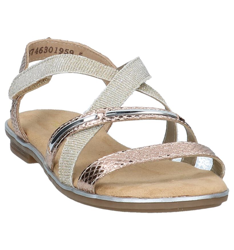 Rieker Sandalen Rose Gold in kunstleer (214627)