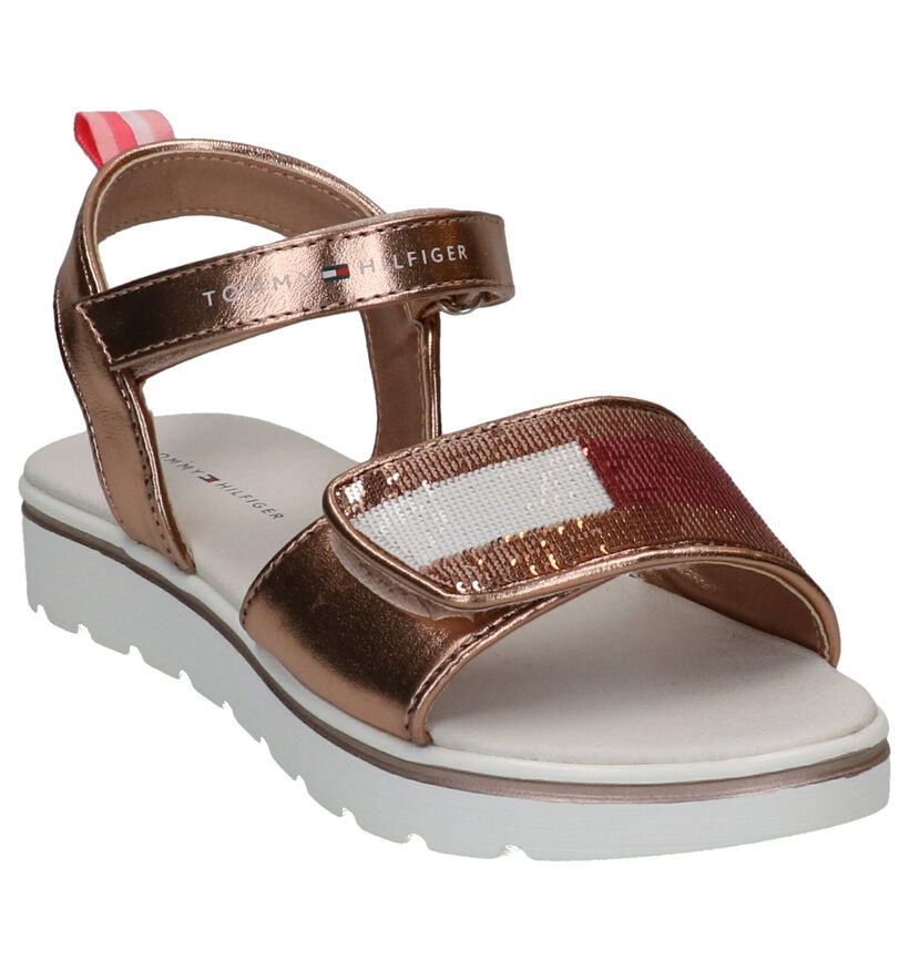 Tommy Hilfiger Sandales en Rose en simili cuir (266572)