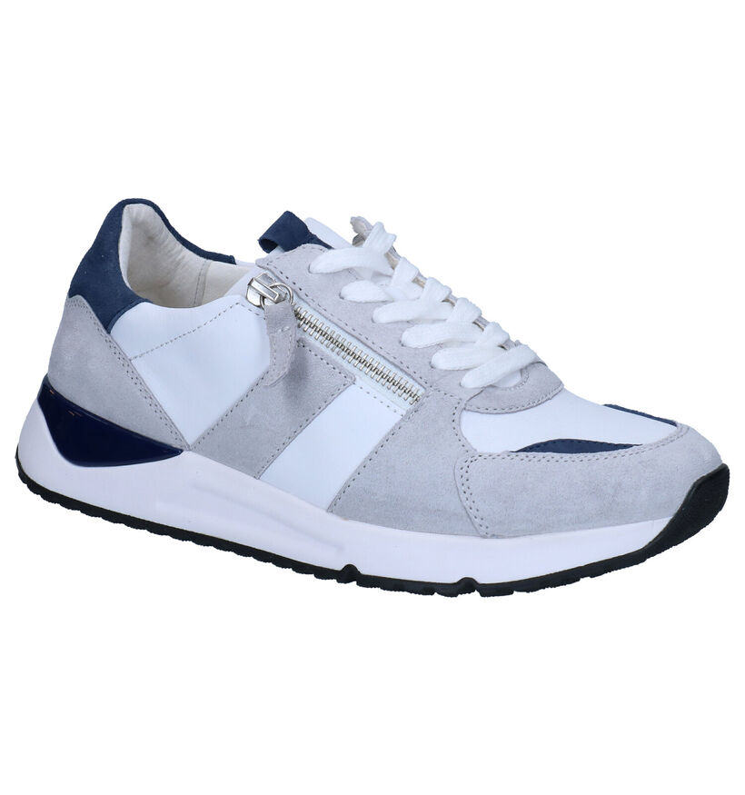 Gabor OptiFit Witte Sneakers in leer (287985)