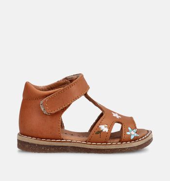 Milo & Mila Sandalen Cognac