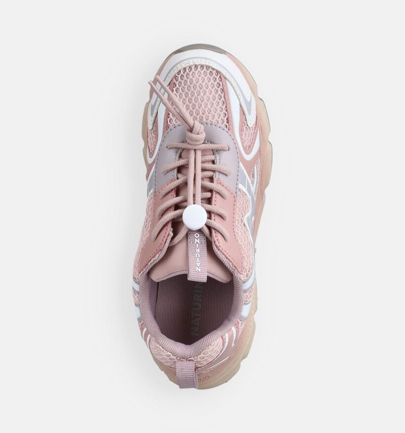 Naturino Wave Lichtroze Sneakers voor meisjes (377262) - geschikt voor steunzolen