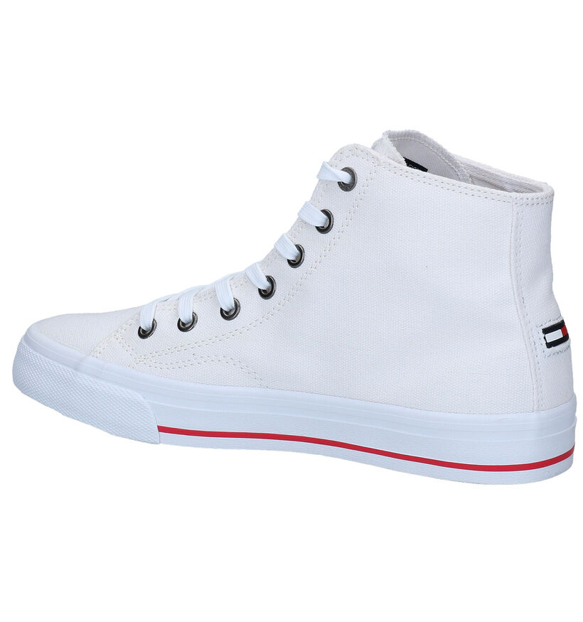 Tommy Hilfiger Witte Sneakers in stof (285395)