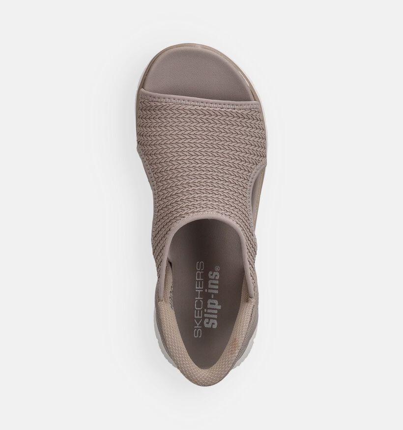 Skechers Summits Sandal Sweetly Evolved Taupe Sandalen voor dames (371263)