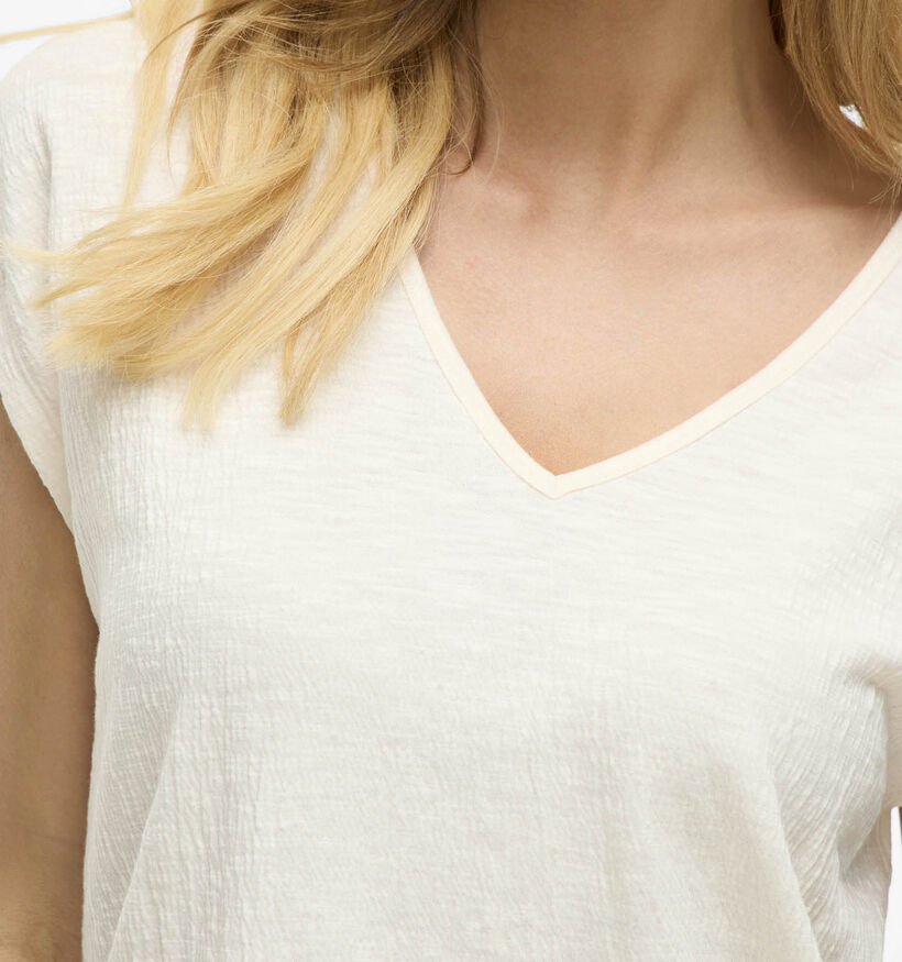 Vila Syma Beige T-shirt voor dames (357176)