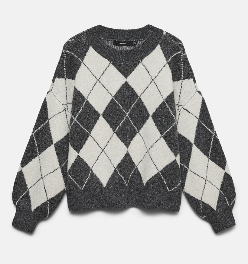Vero Moda Doffy Pull en Gris fonc&eacute; pour femmes (377574)